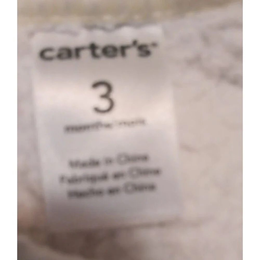 Carters Baby Jacket Size 3 Months